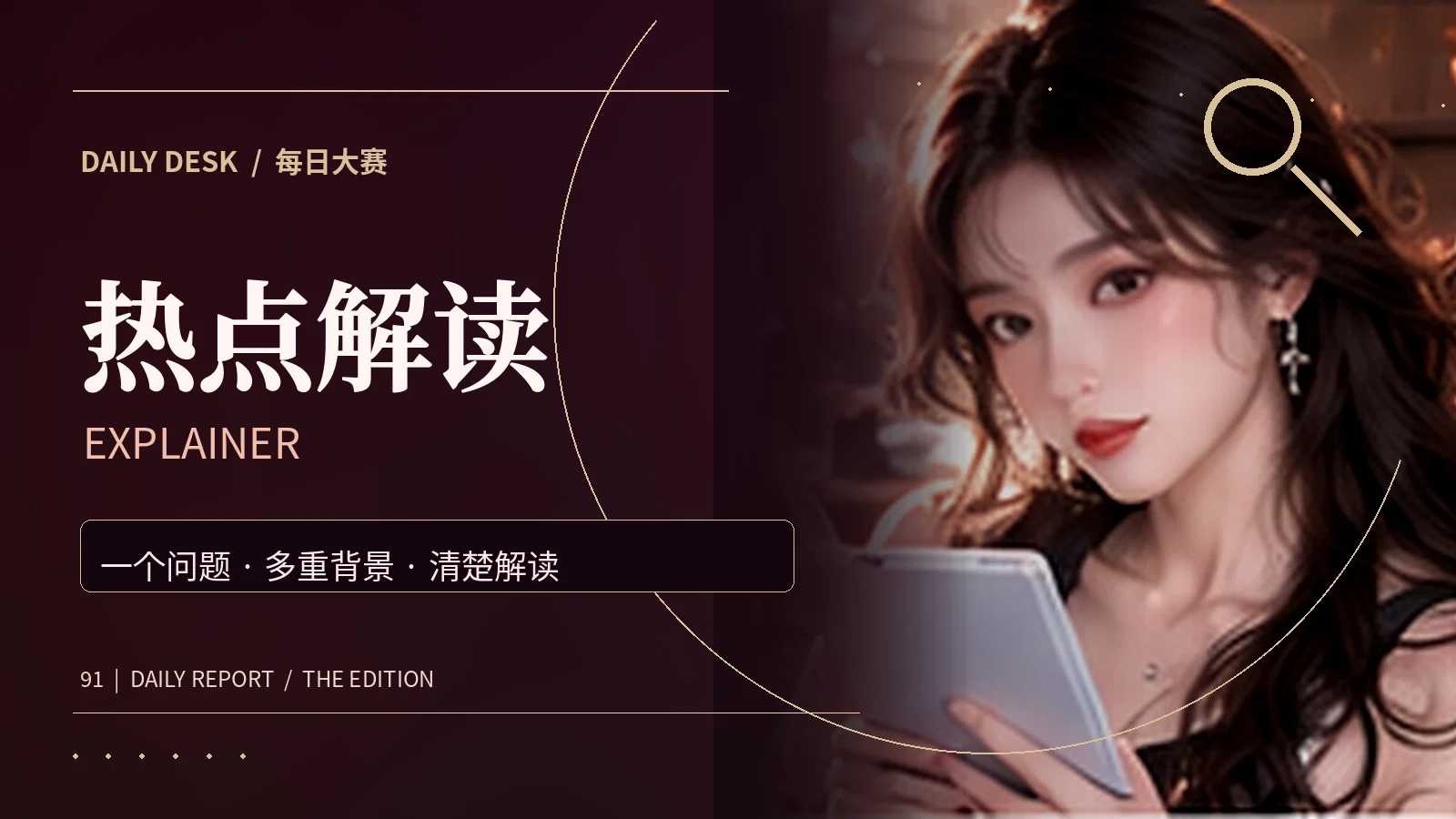 热点解读栏目主题配图